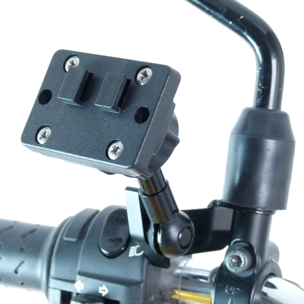Weather Resistant M8 / M10 Motorcycle Mirror Mount for iPad Mini (sku 57461)