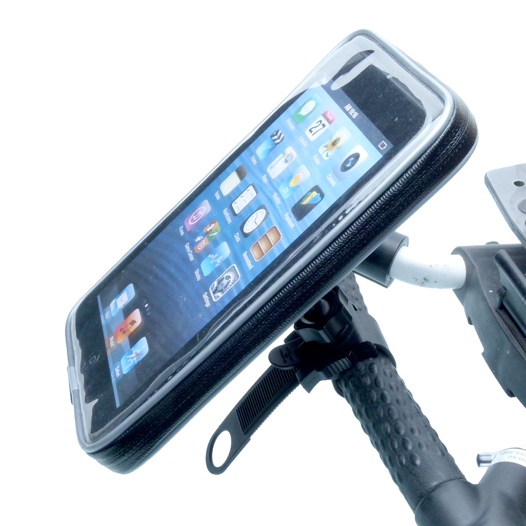 Weather Resistant Golf Trolley Handlebar Strap Mount for iPad Mini 5 (sku 57481)
