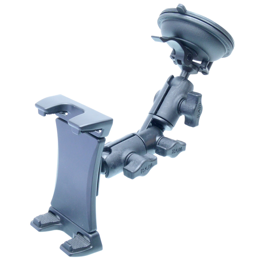 Heavy Duty Fleet Windshield Suction &amp; Swivel Arm Mount for iPad 5th Gen (9.7") (sku 57728)