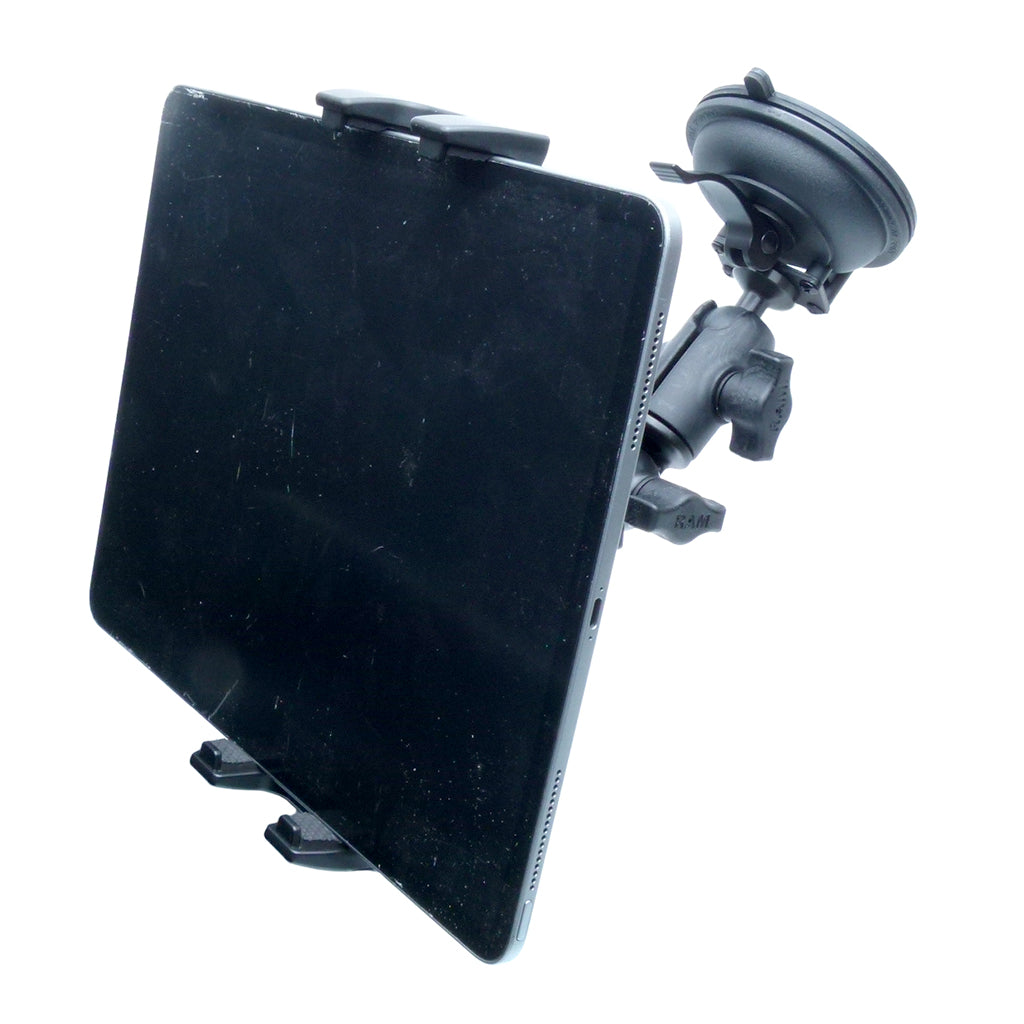 Heavy Duty Fleet Windshield Suction &amp; Swivel Arm Mount for Tablets &amp; Mobile Devices (sku 57742)