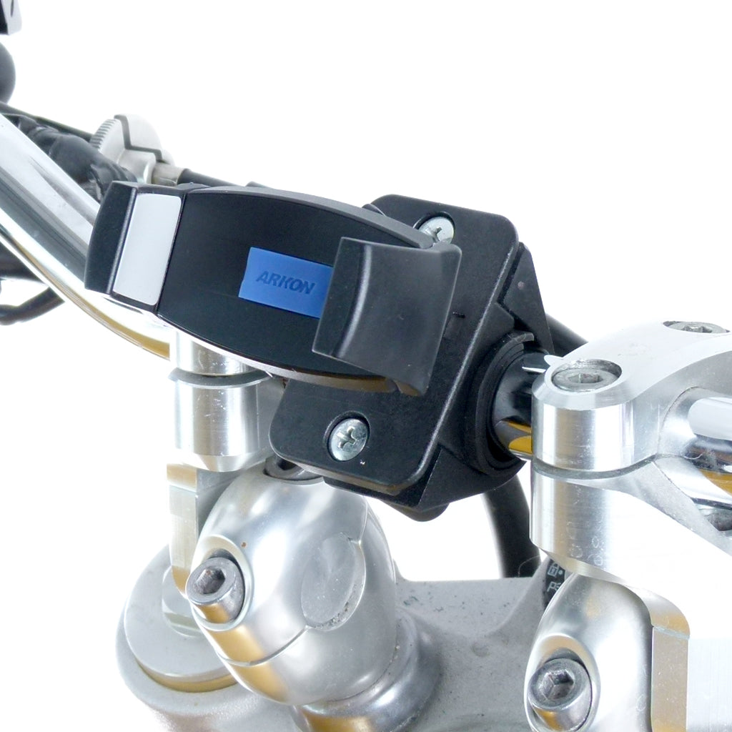 Motorcycle Handlebar Mount &amp; Strong Grip Holder for iPhone 12 Pro Max (sku 58073)