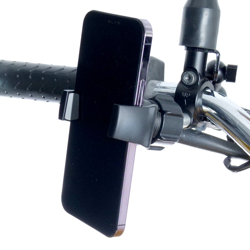 Motorcycle Extended M6 Replacement Bolt &amp; Strong Grip Holder for iPhone 13 Mini (sku 59082)