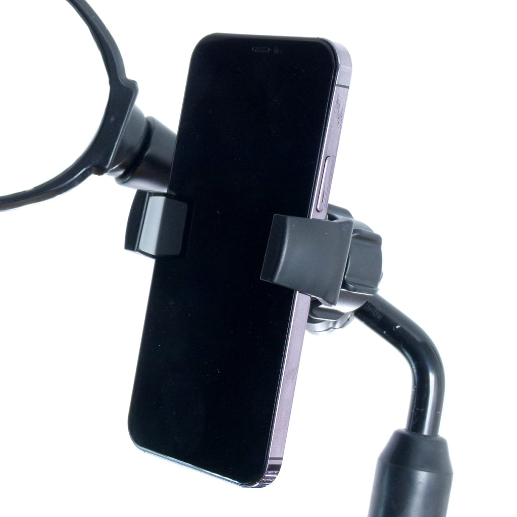 Motorcycle / Scooter Mirror Mount &amp; Strong Grip Holder for iPhone SE 2 (2020) (sku 58160)