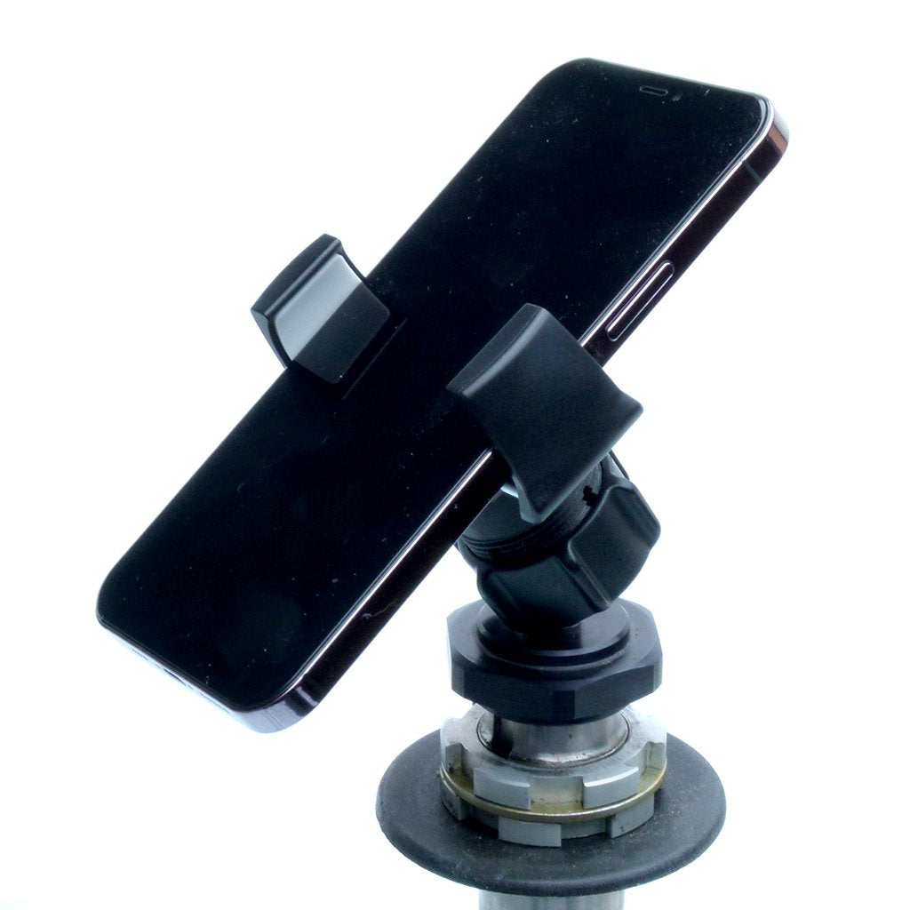 Yoke 60 Nut Cap Motorbike Mount &amp; Strong Grip Holder for iPhone 13 fits Triumph (sku 58601)
