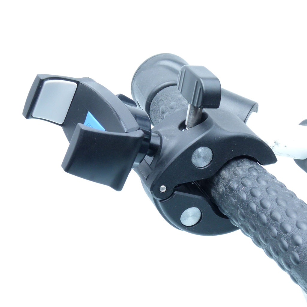 Golf Trolley Clamp Mount &amp; Strong Grip Holder for iPhone XS (sku 58496)
