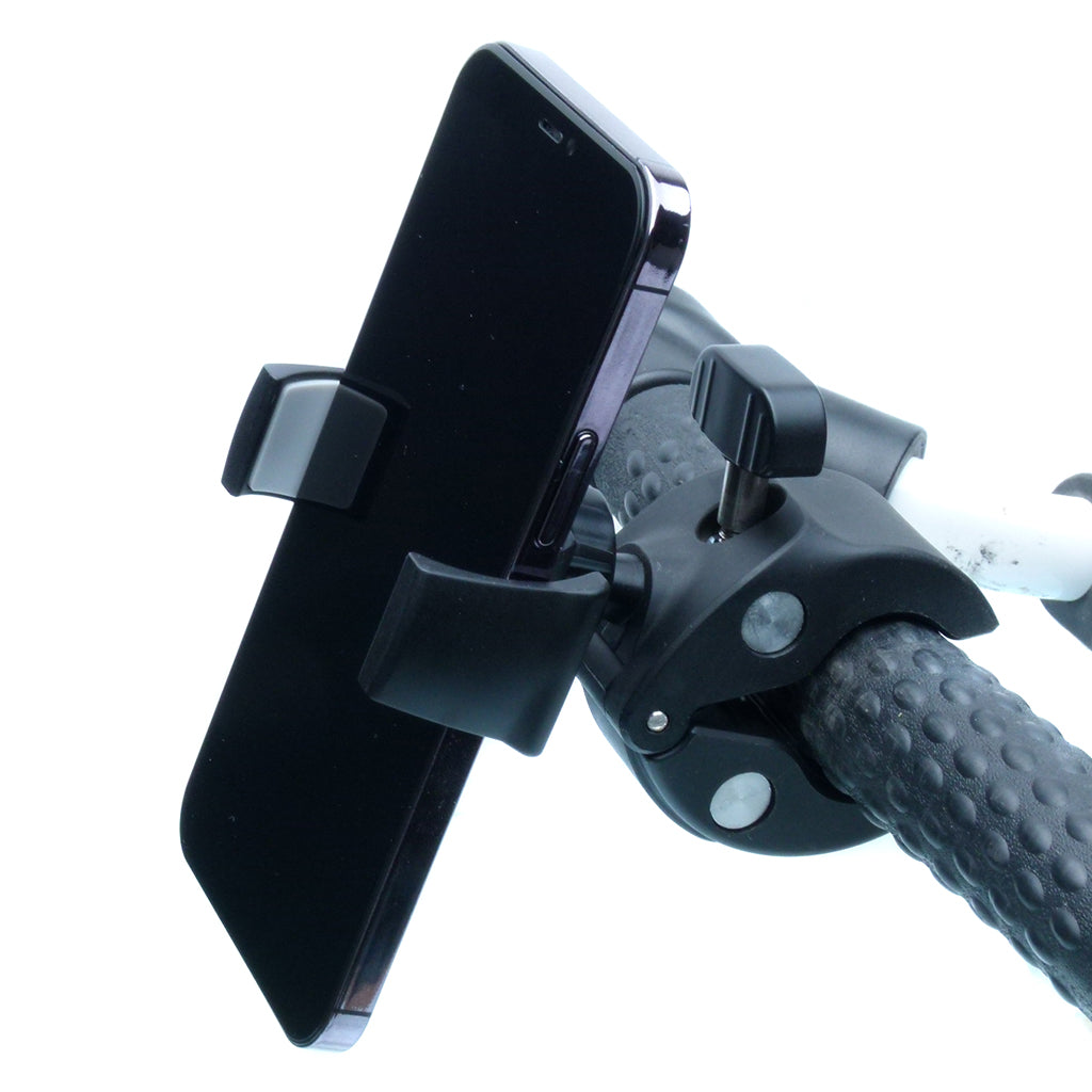 Golf Trolley Clamp Mount &amp; Strong Grip Holder for iPhone 7 Plus (5.5) (sku 58500)