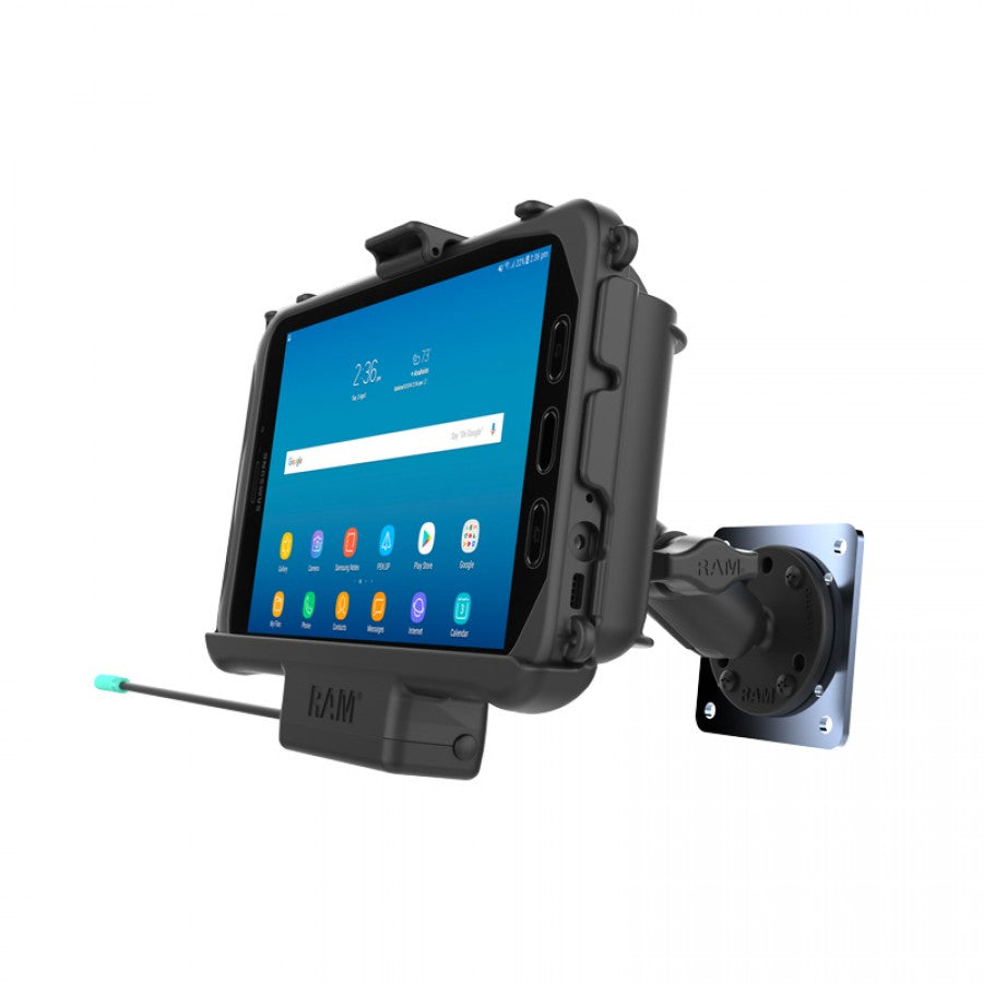 RAM EZ-Roll'r Powered Mount for Samsung Tab Active 5, 3 and Tab Active2 (sku 57225)