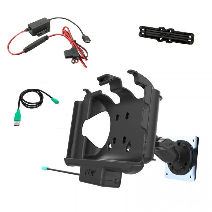 RAM EZ-Roll'r Powered Mount for Samsung Tab Active 5, 3 and Tab Active2 (sku 57225)