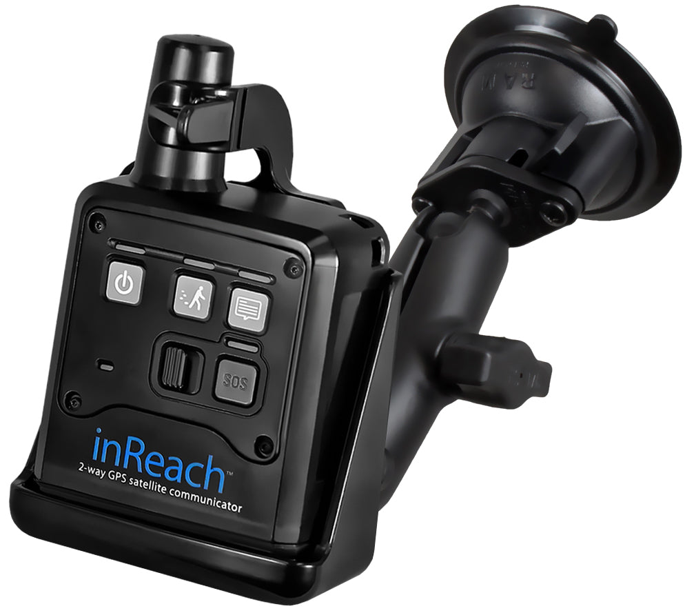 RAM Twist-Lock Suction Cup Mount for DeLorme inReach RAM-B-166-DEL2 (sku 59237)
