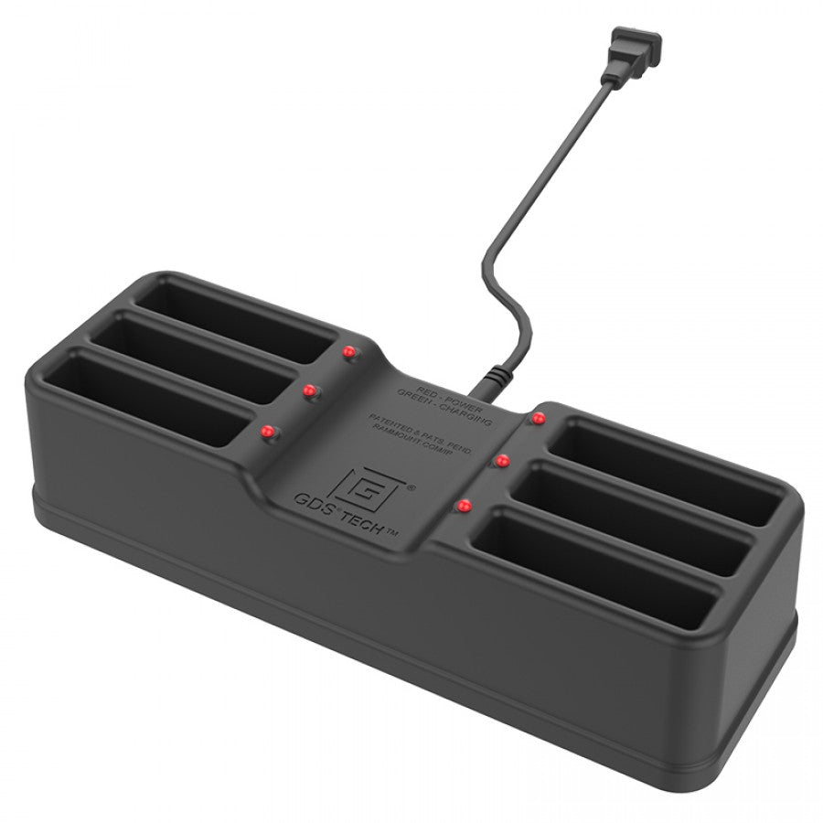 RAM GDS 6-Port Desktop Charger for Phones with IntelliSkin (sku 57168)