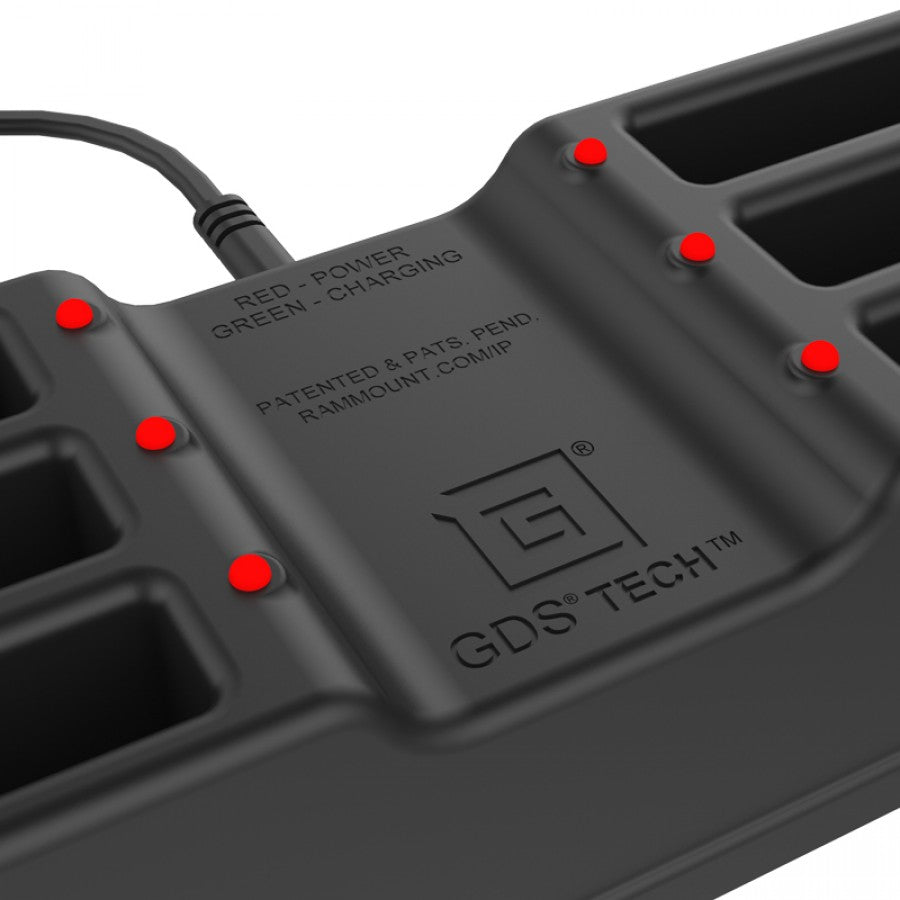 RAM GDS 6-Port Desktop Charger for Phones with IntelliSkin (sku 57168)
