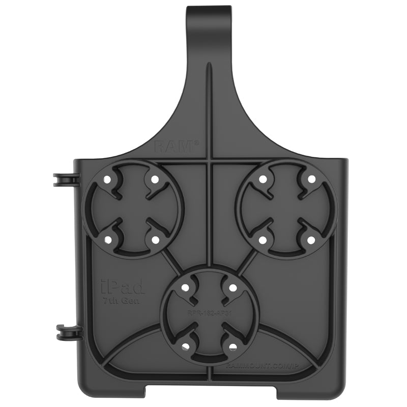 Wheelchair Heavy-Duty Clamp Mount with Dedicated Cradle for iPad 7th &amp; 8th Gen (sku 57073)