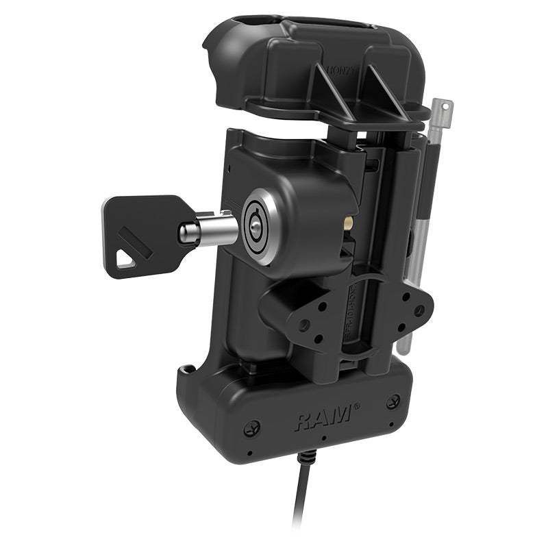 RAM Key-Locking Form-Fit Powered Dock for Honeywell CT50, CT60 Series (sku 57347)