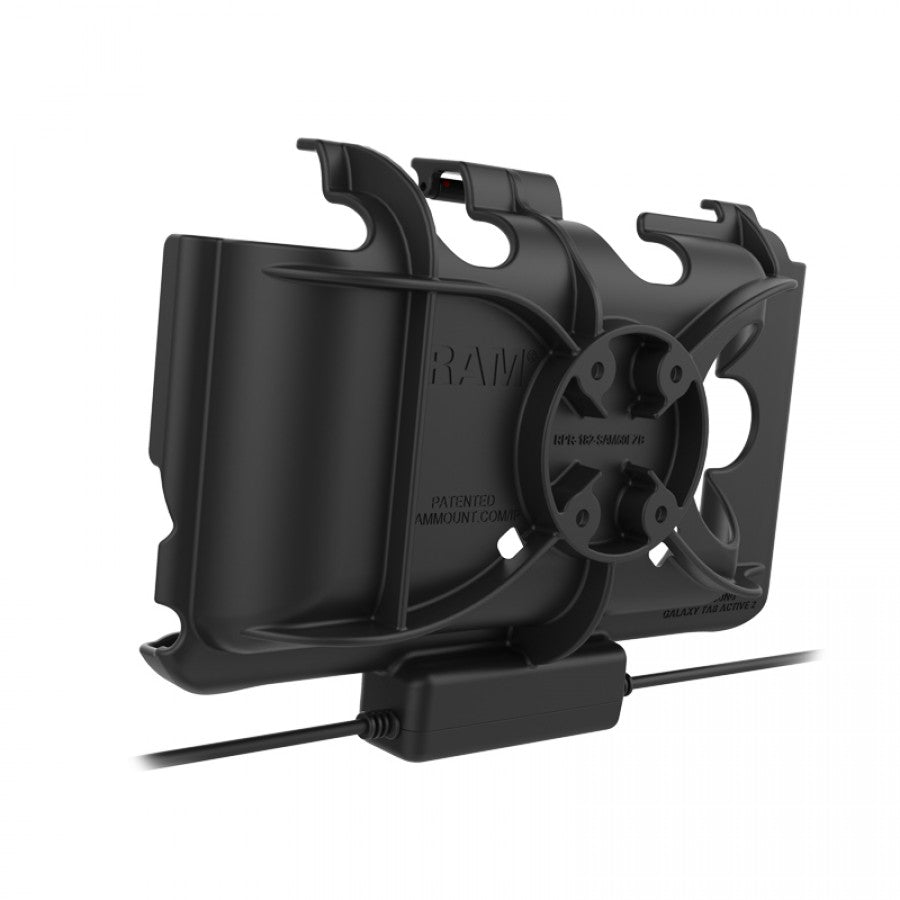 RAM EZ-Roll'r Power + Dual USB Data Cradle for Tab Active3 and Tab Active2 (sku 57226)