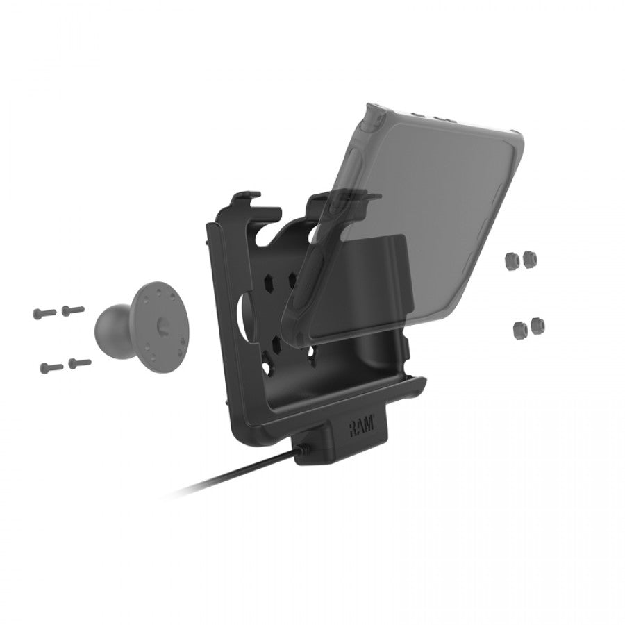 RAM EZ-Roll'r Powered Cradle for Samsung Tab Active3 and Tab Active5 (sku 57222)