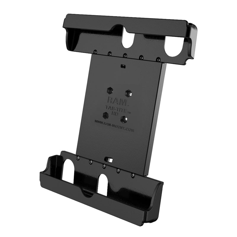 Heavy-Duty Clamp Wheelchair Mount with Spring Loaded Cradle for 9" to 10.5" Tablets (sku 57078)