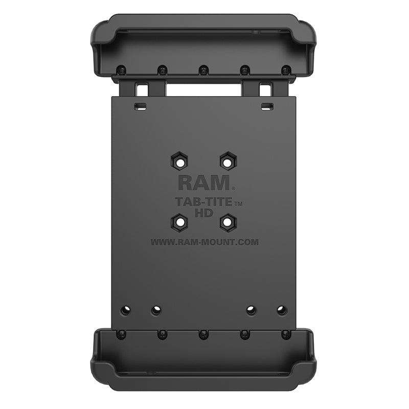 Heavy-Duty Clamp Wheelchair Mount with Spring Loaded Cradle for 8" Tablets (sku 57077)
