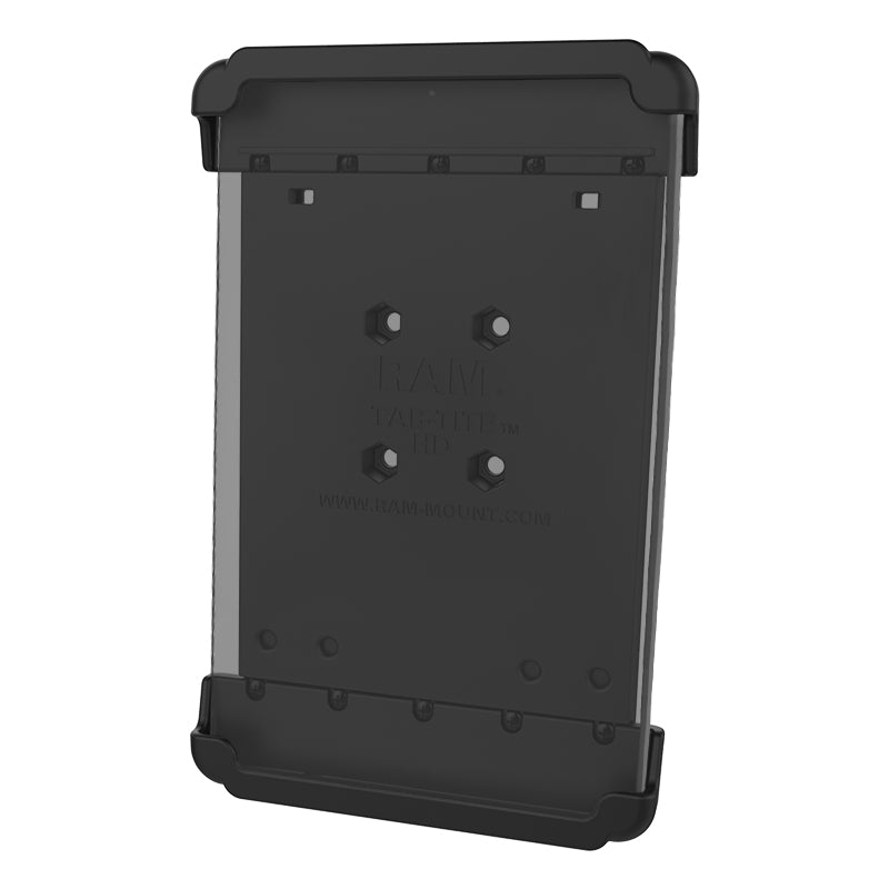 Heavy-Duty Clamp Wheelchair Mount with Spring Loaded Cradle for 8" Tablets (sku 57077)
