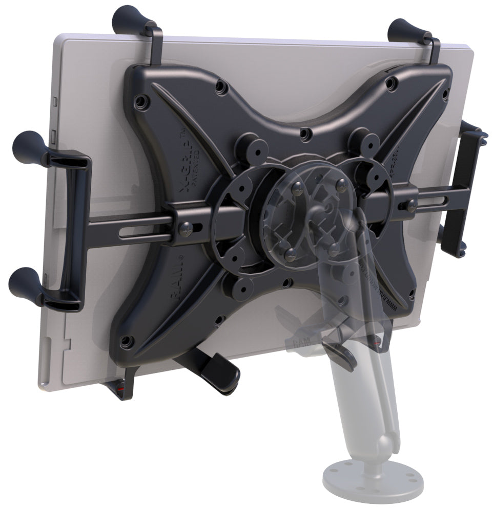 Heavy-Duty Clamp Wheelchair Mount &amp; Universal Cradle for 12" Tablets (sku 57082)