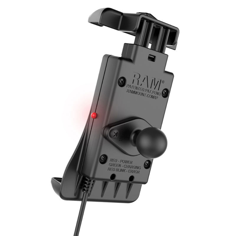 Wireless Charging Spring Loaded Grip Permanent Fleet Mount (sku 57083)