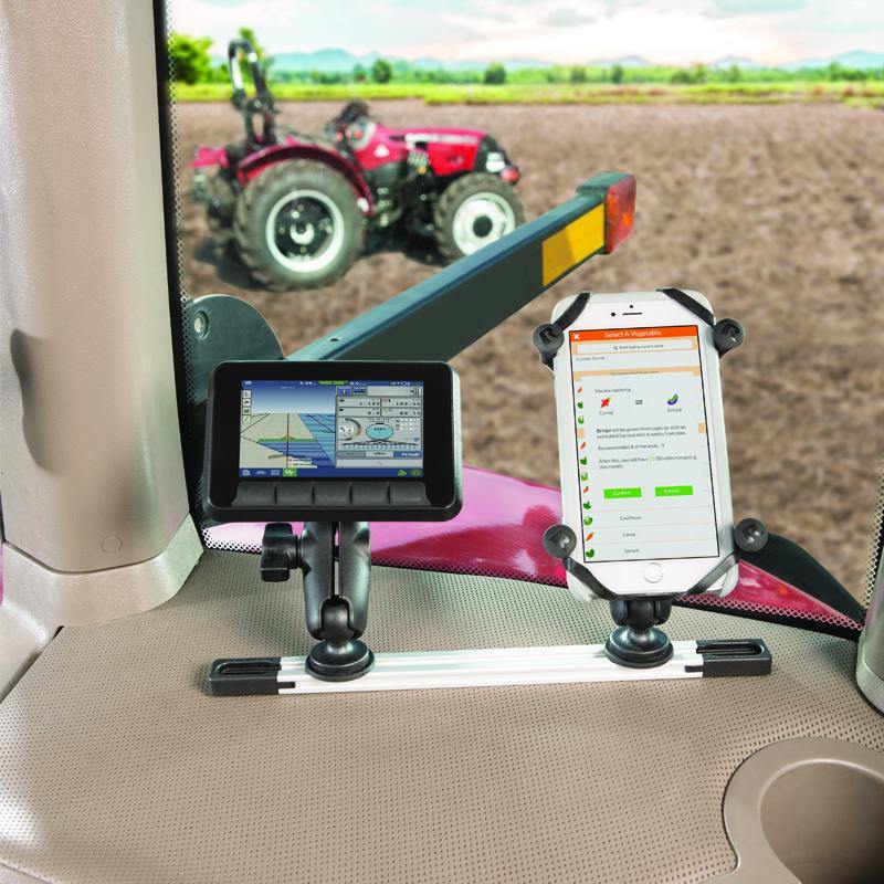 17" (43.18cm) End Loading Aluminum Track Base with 2 x 1" Ball for Fleet Vehicles (sku 56118) - BuyBits Ltd UK