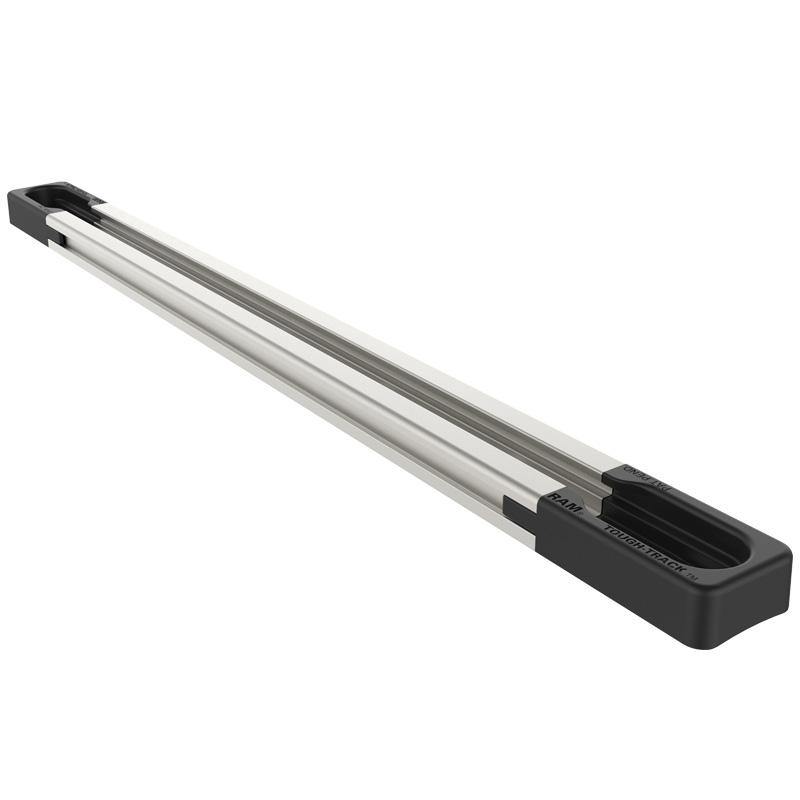 9" (22.86cm) End Loading Aluminum Track Base with 3 x 1" Ball for Fleet Vehicles (sku 56113) - BuyBits Ltd UK