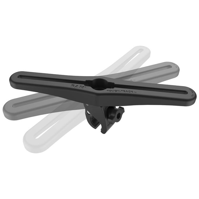 10.75" (27.3cm) Track Mount With Clamp Base &amp; 2 x 1" Ball (sku 56121) - BuyBits Ltd UK