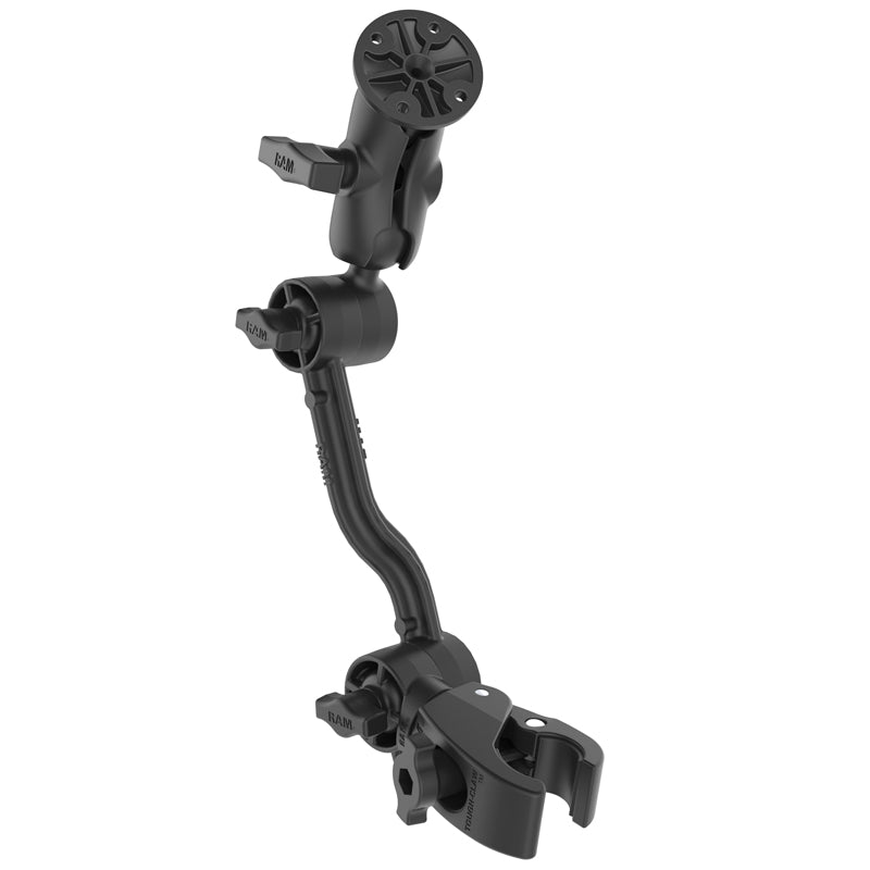 Heavy-Duty Clamp Wheelchair Mount with Spring Loaded Cradle for 9" to 10.5" Tablets (sku 57078)
