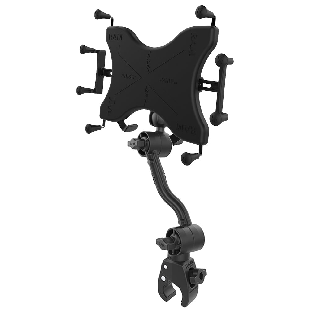 Heavy-Duty Clamp Wheelchair Mount &amp; Universal Cradle for 12" Tablets (sku 57082)