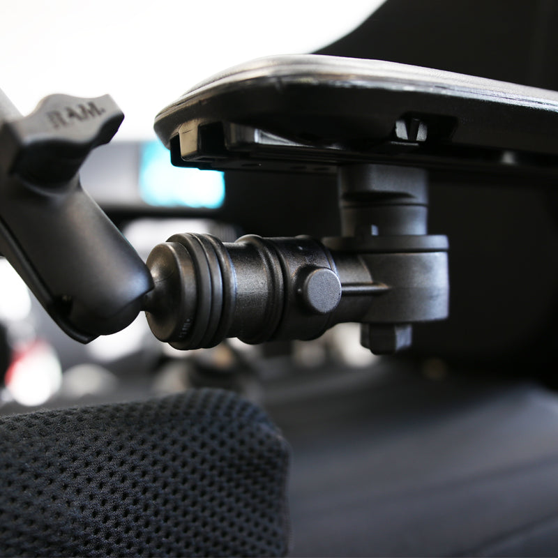 RAM Universal Wheelchair Base with Quick Release &amp; Swivel Feature RAP-AAPR-WCT (sku 59317)