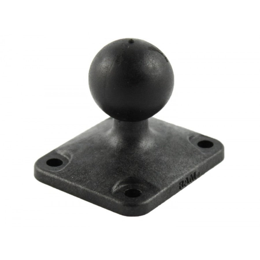 RAM 2inch X 1.7inch PLASTIC BASE WITH AMPS HOLES PATTERN &amp; 1inch BALL RAP-B-347 (SKU 4738)
