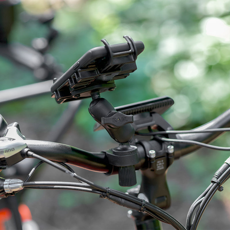 RAM Quick-Grip Phone Mount with RAM Tough-Strap Handlebar Base RAP-B-460-A-PD3 (sku 59245)