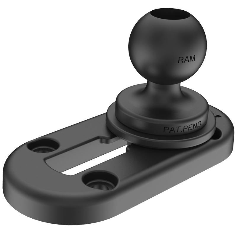 2.43&quot; (6.17cm) Track Base with 1&quot; Ball for Fleet Vehicles (sku 56064) - BuyBits Ltd UK