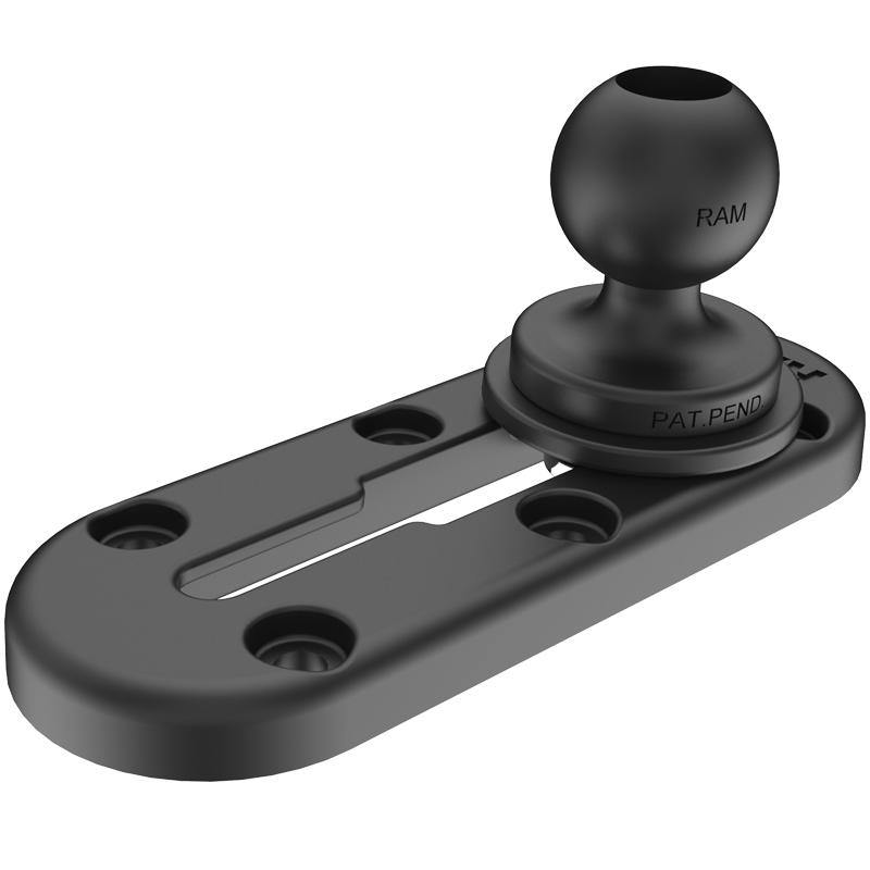 3" (7.62cm) Track Base with 1" Ball for Fleet Vehicles (sku 56065) - BuyBits Ltd UK