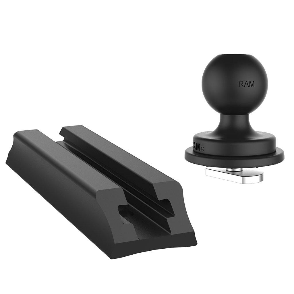 3" (7.62cm) End Loading Track Base with 1" Ball for Fleet Vehicles (sku 56089) - BuyBits Ltd UK