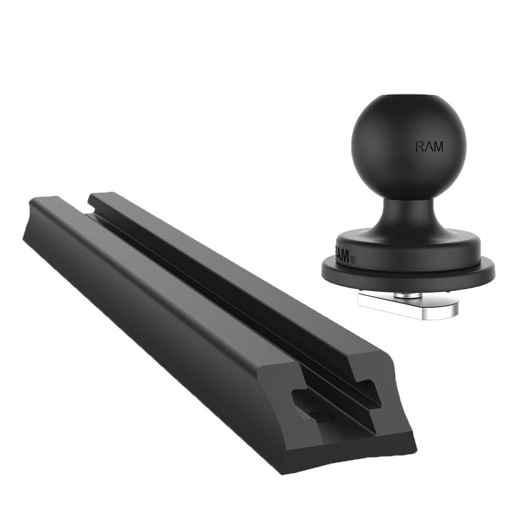 6" (15.24cm) End Loading Track Base with 1" Ball for Fleet Vehicles (sku 56091) - BuyBits Ltd UK
