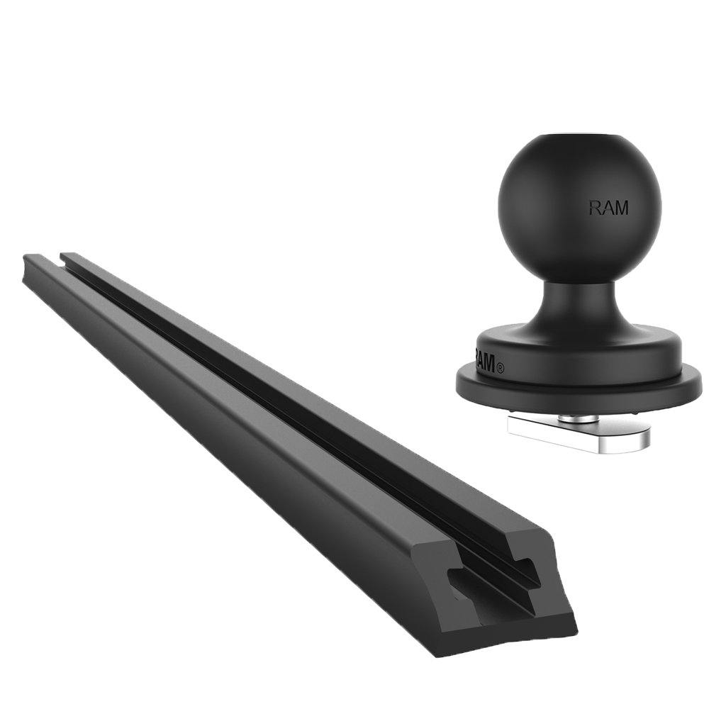 16" (40.64cm) End Loading Track Base with 1" Ball for Fleet Vehicles (sku 56099) - BuyBits Ltd UK