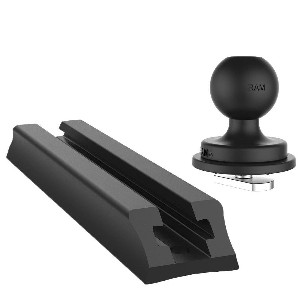 4" (10.16cm) End Loading Track Base with 1" Ball for Fleet Vehicles (sku 56090) - BuyBits Ltd UK