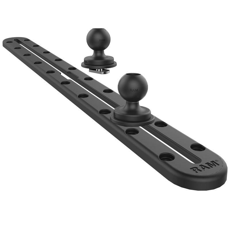 16" (40.64cm) Track Base with 2 x 1" Ball for Fleet Vehicles (sku 56076) - BuyBits Ltd UK