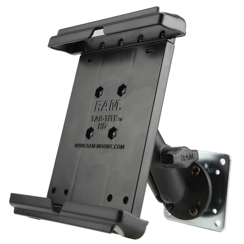 RAM Dashboard Mount with Backing Plate for 8" Tablets with Cases RAM-B-101B-TAB12 (sku 59270)