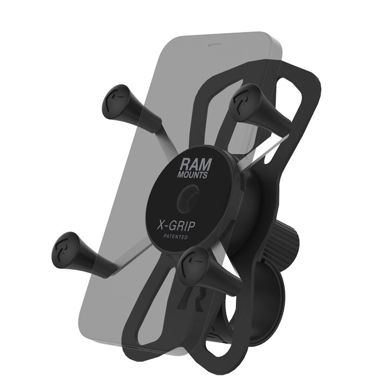 RAM X-Grip Phone Mount with RAM Tough-Strap Handlebar Base RAP-460-UN7 (sku 59247)