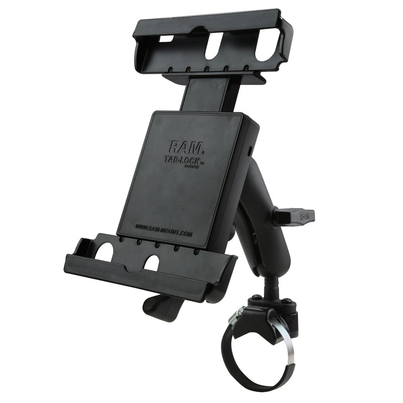 RAM ATV/UTV Rail Mount for 9"-10.5" Tablets with Heavy Duty Cases RAM-231Z-2-TABL20 (sku 59251)