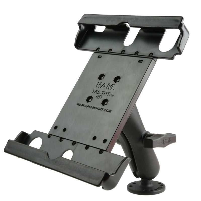 RAM Tab-Tite 9&quot;-10.5&quot; Tablet Holder with Flat Surface Mount RAM-138-TAB20 (sku 59267)