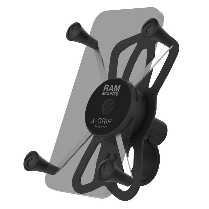 RAM X-Grip Large Phone Mount with RAM Tough-Strap Handlebar Base RAP-460-UN10 (sku 59246)