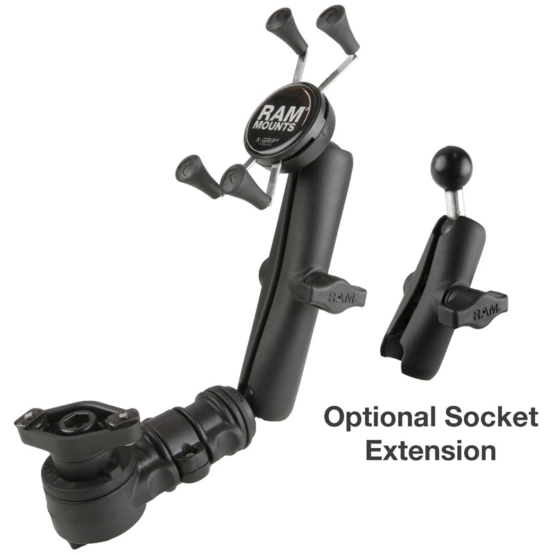 RAM Phone Mount for Wheelchair Armrests with Quick Release &amp; Swivel RAP-AAPR-WCT-419-UN7 (sku 59319)