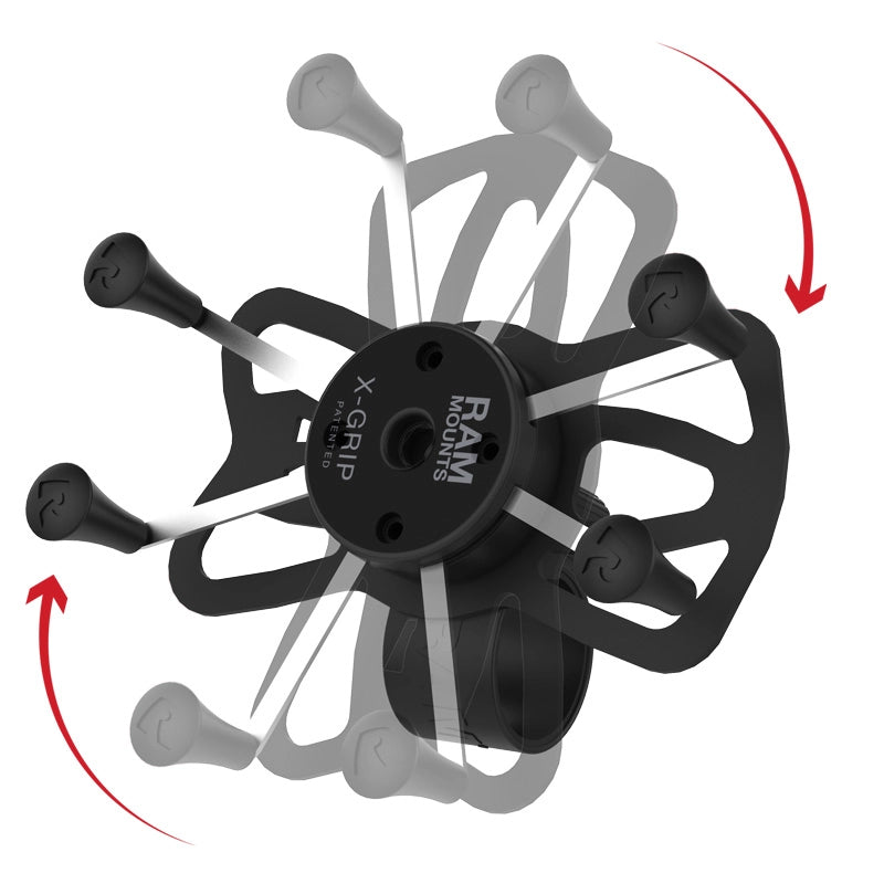 RAM X-Grip Large Phone Mount with RAM Tough-Strap Handlebar Base RAP-460-UN10 (sku 59246)