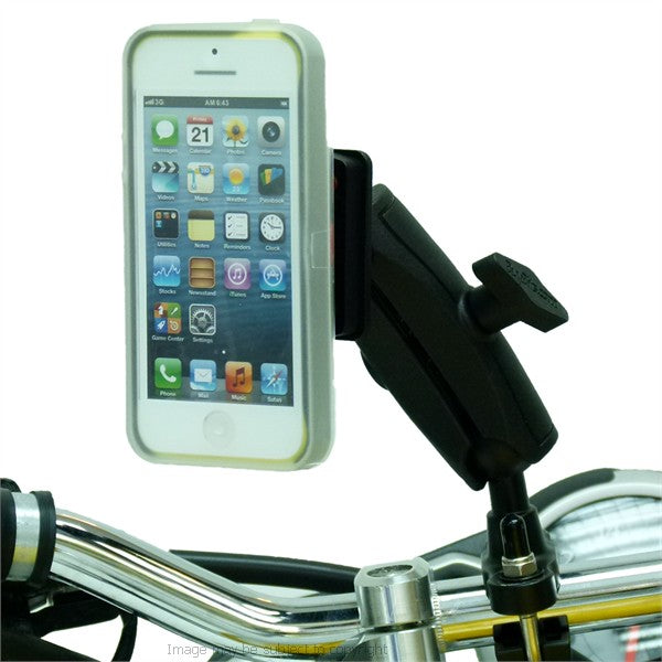 TiGRA Lightweight Waterproof Bike Case + Rain Guard &amp; Extended Motorcycle Mount for iPhone 5C (sku 20240)