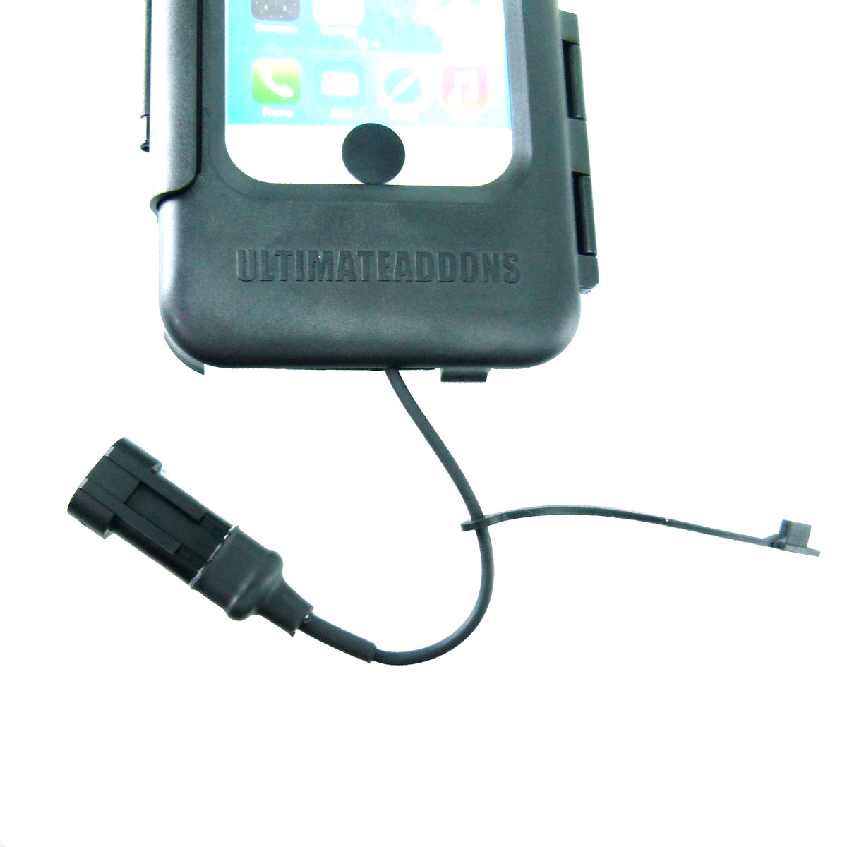 IPX5 Waterproof Tough Case for iPhone 6S &amp; Power Adapter fits 3 prong Bike Mounts - Chargers (sku 32198)