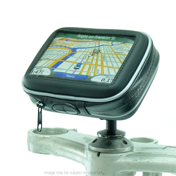 12mm Hexagon Hole GPS Mount for Honda Blackbird - Kawasaki Motorcycles fits 3" &amp; 4.3" Screen SatNav (sku 19790)