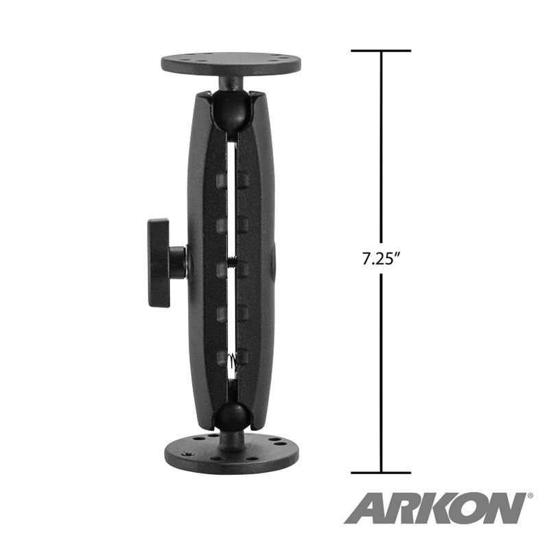 Arkon RM2XCMAMPS25 4-Hole AMPS Drill Base Mount with Circular Metal AMPS Drill Base and Head (sku 55953) - BuyBits Ltd UK